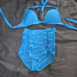 Vibrant Blue Bikini Set